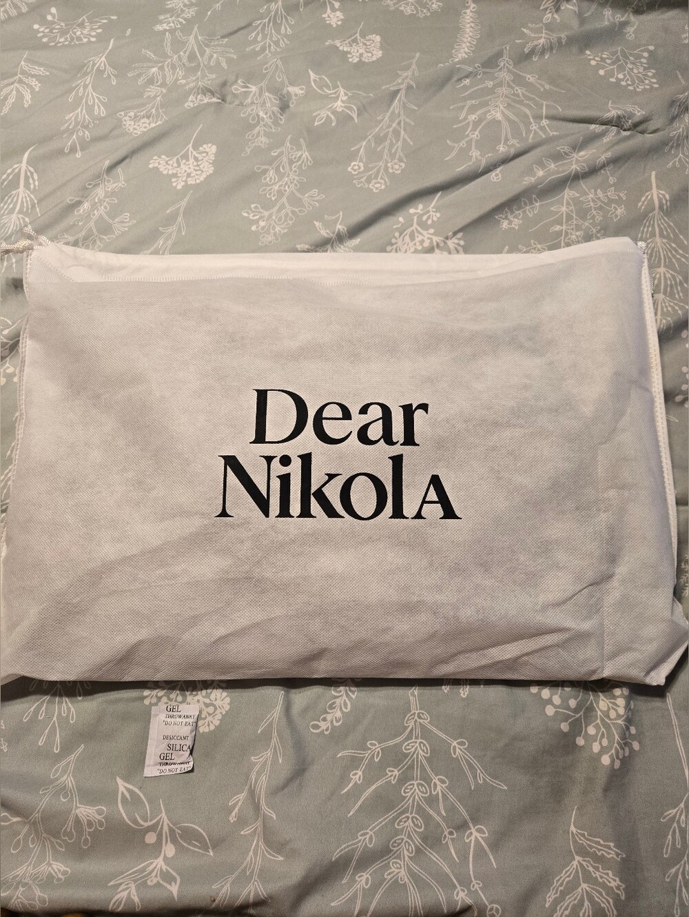 Dear Nikola Brown/Cream Checkered With Handles - Soft Decorative Bed Accent
